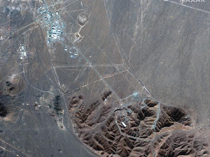 صورة بالأقمار الاصطناعية لمنشأة فوردو النووية في إيران - 8 يناير 2020 - AFP