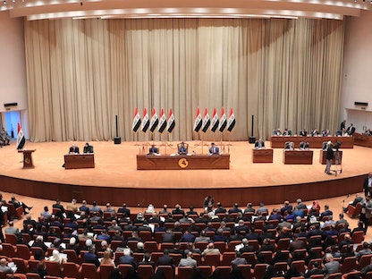 مجلس النواب العراقي في جلسة 28 فبراير 2022 - twitter.com/Parliament_iq