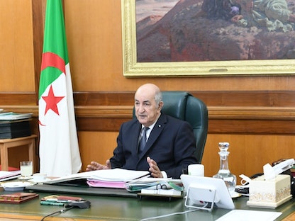 الرئيس الجزائري عبد المجيد تبون - 23 أغسطس 2020 - الرئاسة الجزائرية