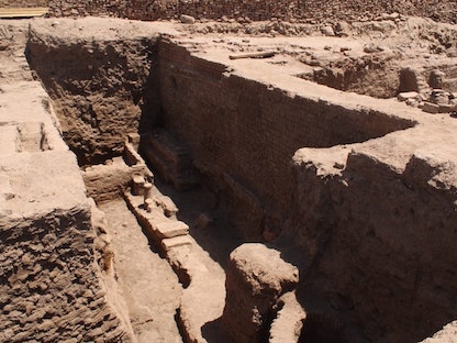 جانب من الاكتشافات الأثرية التي أعلنتها مصر في الأقصر. 24 ديسمبر 2022 - وزارة السياحة والآثار المصرية