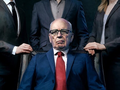 الملصق الدعائي للسلسلة الوثائقية "The Murdochs: Empire of Influence" - facebook/ShahidVOD