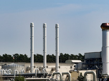 أنابيب في منشآت خط أنابيب الغاز "نورد ستريم 1" في لوبمين، ألمانيا - REUTERS