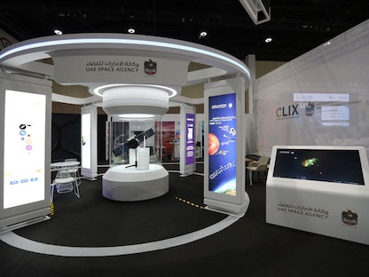 جناح وكالة الإمارات للفضاء في أسبوع أبوظبي للاستدامة - space.gov.ae
