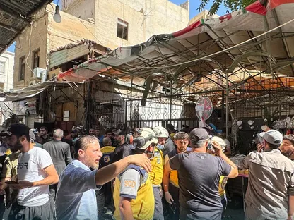 سوريا.. ضحايا ومصابون جراء انفجار بمحيط القصر العدلي في دمشق