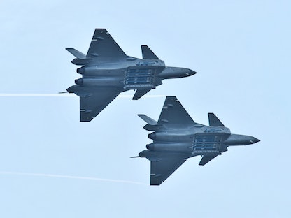 مقاتلات الشبح J-20 التابعة لسلاح الجو الصيني - REUTERS