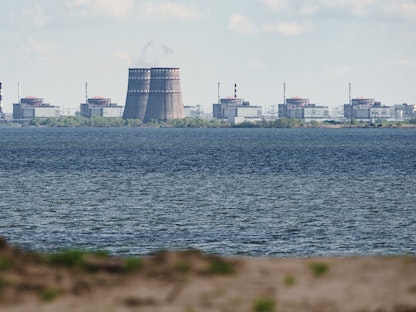 محطة الطاقة النووية "زابوروجيا" في جنوب أوكرانيا - 27 أبريل 2022  - AFP
