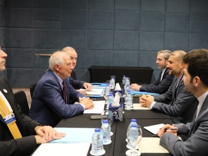 منسق السياسة الخارجية بالاتحاد الأوروبي جوزيب بوريل يجتمع في الأردن مع وزير الخارجية الإيراني حسين أمير عبد اللهيان- 20 ديسمبر 2022 - الشرق