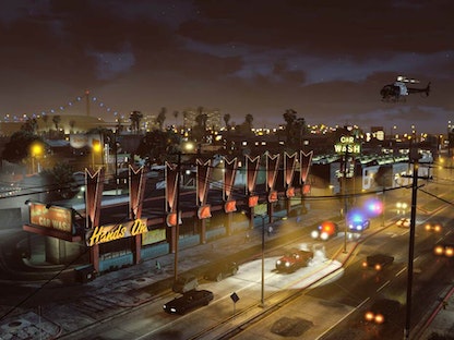 لقطة من لعبة GTA - Rockstar