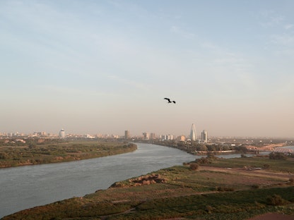 نقطة التقاء نهر النيل الأبيض والنيل الأزرق في الخرطوم  - REUTERS
