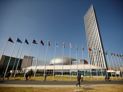 المقر الرئيسي للاتحاد الإفريقي بالعاصمة الإثيوبية أديس أبابا - REUTERS