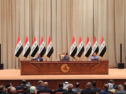 جانب من جلسة لمجلس النواب العراقي - 08 يونيو 2022 -  وكالة الأنباء العراقية "واع"