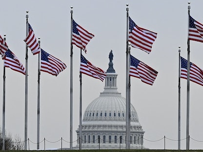 مبنى الكونجرس الأميركي في واشنطن. 25 ديسمبر 2021 - AFP