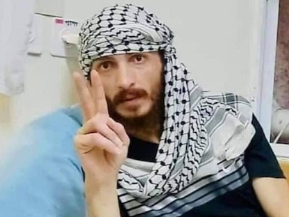 صورة بدون تاريخ للأسير الفلسطيني الغضنفر أبو عطوان الذي أفرجت عنه السلطات الإسرائيلية في 8 يوليو 2021 بعد إضراب عن الطعام استمر 65 يوماً - وكالة الأنباء الفلسطينية (وفا)