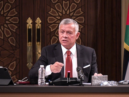 الملك الأردني عبد الله الثاني - 23 مارس 2021 - AFP