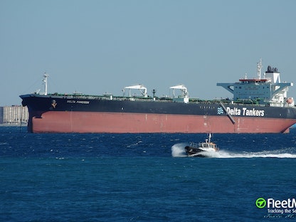 سفينة "Delta Poseidon" اليونانية تبحر في مياه الخليج العربي قبالة سواحل إيران- 9 مايو 2020 - Fleetmon
