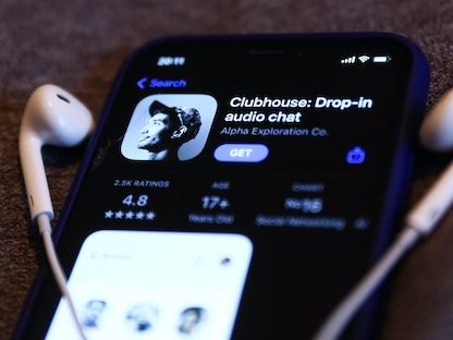 Clubhouse App Photo Illustrations - NurPhoto via Getty Images