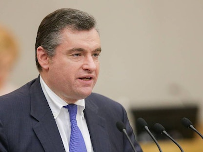 رئيس لجنة الشؤون الخارجية بمجلس النواب الروسي "الدوما"  ليونيد سلوتسكي - TASS