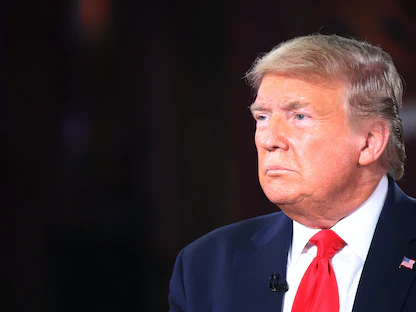 الرئيس السابق للولايات المتحدة دونالد ترمب في لقاء مع شبكة "فوكس نيوز" - Getty Images via AFP