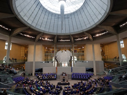 جلسة للبرلمان الألماني "البوندستاج" في العاصمة برلين - 8 يوليو 2022. - REUTERS