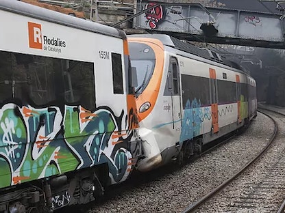 تصادم قطارين في إقليم كتالونيا الإسباني. 7 ديسمبر 2022 - elmundo.es