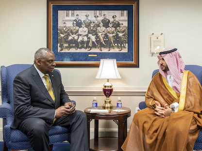 خالد بن سلمان يبحث مع أوستن أوجه التعاون السعودي الأميركي