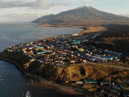 جزيرة كوريلسك الجنوبية واحدة من جزر الكوريل المتنازع عليها بين روسيا واليابان - 8 نوفمبر 2018 - Getty Images