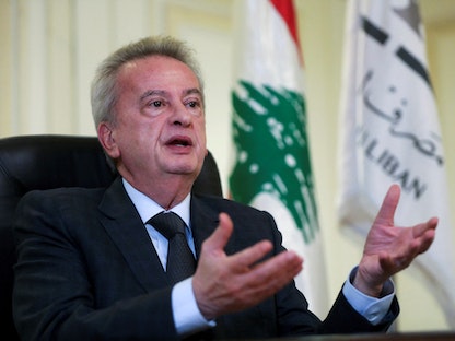 رياض سلامة حاكم مصرف لبنان - REUTERS