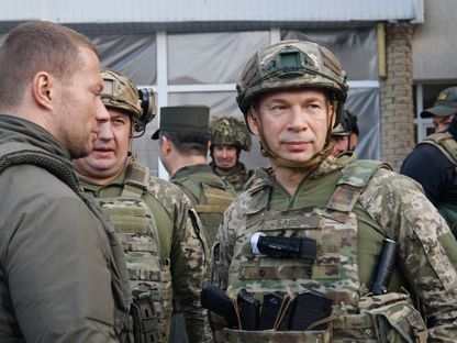 القائد الجديد للجيش الأوكراني أولكسندر سيرسكي. 4 أكتوبر 2022 - AFP