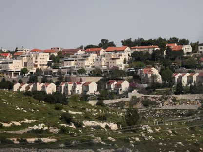 جانب من مستوطنة أفرات الإسرائيلية في بيت لحم بالضفة الغربية. 30 مارس 2024 - REUTERS