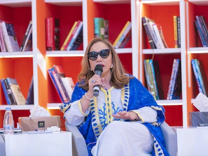 الأديبة الجزائرية أحلام مستغانمي  - twitter/Sharjah