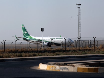 طائرة تابعة للخطوط الجوية العراقية تهبط في مطار أربيل الدولي - REUTERS