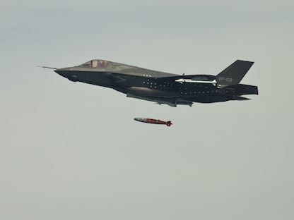 مقاتلة من طراز "F 35" خلال اختبار في ميريلاند - 8 أغسطس 2012 - REUTERS