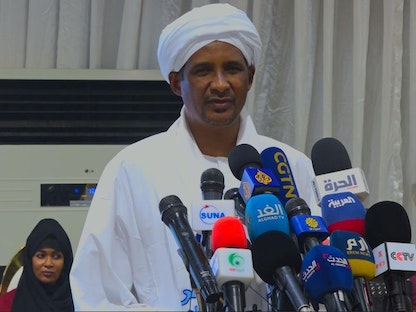 نائب رئيس مجلس السيادة السوداني محمد حمدان دقلو "حميدتي" - وكالة الأنباء السودانية (سونا)