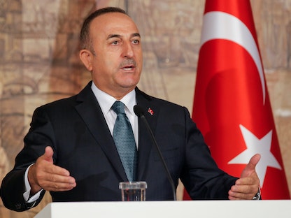وزير الخارجية التركي مولود جاويش أوغلو - REUTERS