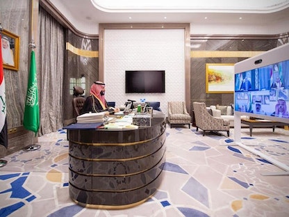 ولي العهد الأمير محمد بن سلمان في اجتماع مجلس التنسيق "السعودي - العراقي" - واس