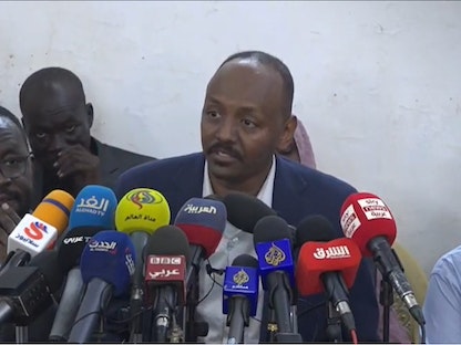 جانب من المؤتمر الصحافي لقوى الحرية والتغيير في الخرطوم، السودان- 16 نوفمبر 2022 