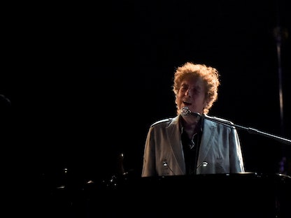 بوب ديلان خلال مهرجان فايرفلاي الموسيقي، في ديلاوير. 2017 - REUTERS