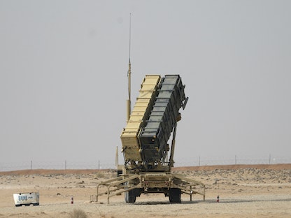 منصة إطلاق صواريخ باتريوت قرب قاعدة الأمير سلطان قرب مدينة الخرج، السعودية، 20 فبراير 2020 - AFP