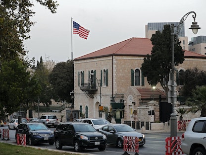 مبنى القنصلية الأميركية في مدينة القدس - 18 أكتوبر 2018 - AFP