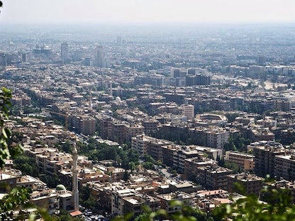 منظر عام للعاصمة السورية دمشق. - t.me/s/syrianpresidency