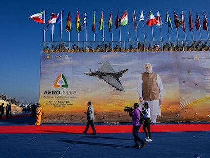 حفل افتتاح Aero India 2023، الهند. 13 فبراير 2023. - Bloomberg