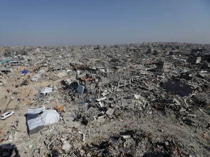 منظر عام لأنقاض المنازل والمباني المدمرة بسبب الحرب الإسرائيلية على غزة في مخيم جباليا للاجئين، شمال قطاع غزة. 29 يناير 2025 - Reuters