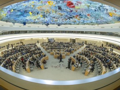مجلس حقوق الإنسان التابع للأمم المتحدة في جنيف، سويسرا. 12 سبتمبر 2022 - REUTERS
