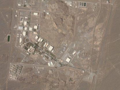 صورة التقطت بواسطة قمر صناعي تابع لشركة "بلانيت لابز" تظهر منشأة نطنز النووية الإيرانية - 7 أبريل 2021 - AP