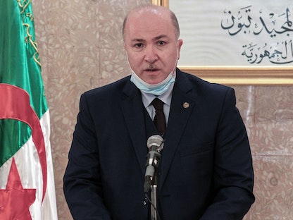 الوزير الأول الجديد في الجزائر، أيمن بن عبد الرحمان. 4 يونيو 2020 - AFP