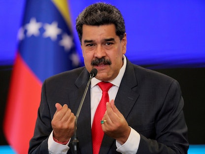 الرئيس الفنزويلي نيكولاس مادورو في كاراكاس - 8 ديسمبر 2020 - REUTERS
