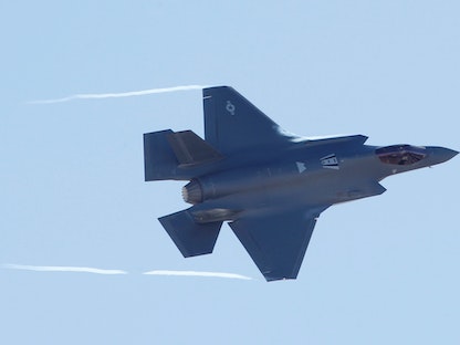 مقاتلة جوية أميركية من طراز F-35A تشارك في تدريبات في قاعدة هيل الجوية بولاية يوتا، الولايات المتحدة – 6 يناير 2020 - REUTERS