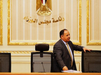 وزير المالية المصري محمد معيط يحضر مؤتمراً صحافياً في القاهرة، مصر. 17 يوليو 2019 - REUTERS