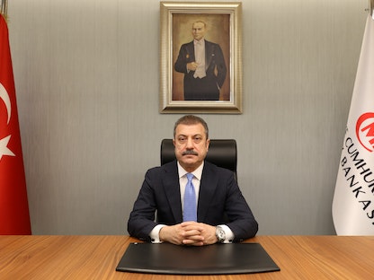 محافظ البنك المركزي التركي الجديد شهاب قوجي أوغلو في أنقرة - via REUTERS