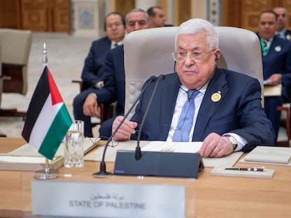 الرئيس الفلسطيني محمود عباس يحضر القمة الصينية العربية في الرياض، المملكة العربية السعودية. 9 ديسمبر 2022 - REUTERS